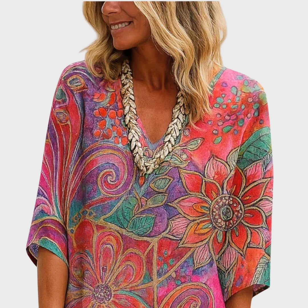 Barnaby | Elegant Floral Print Dress