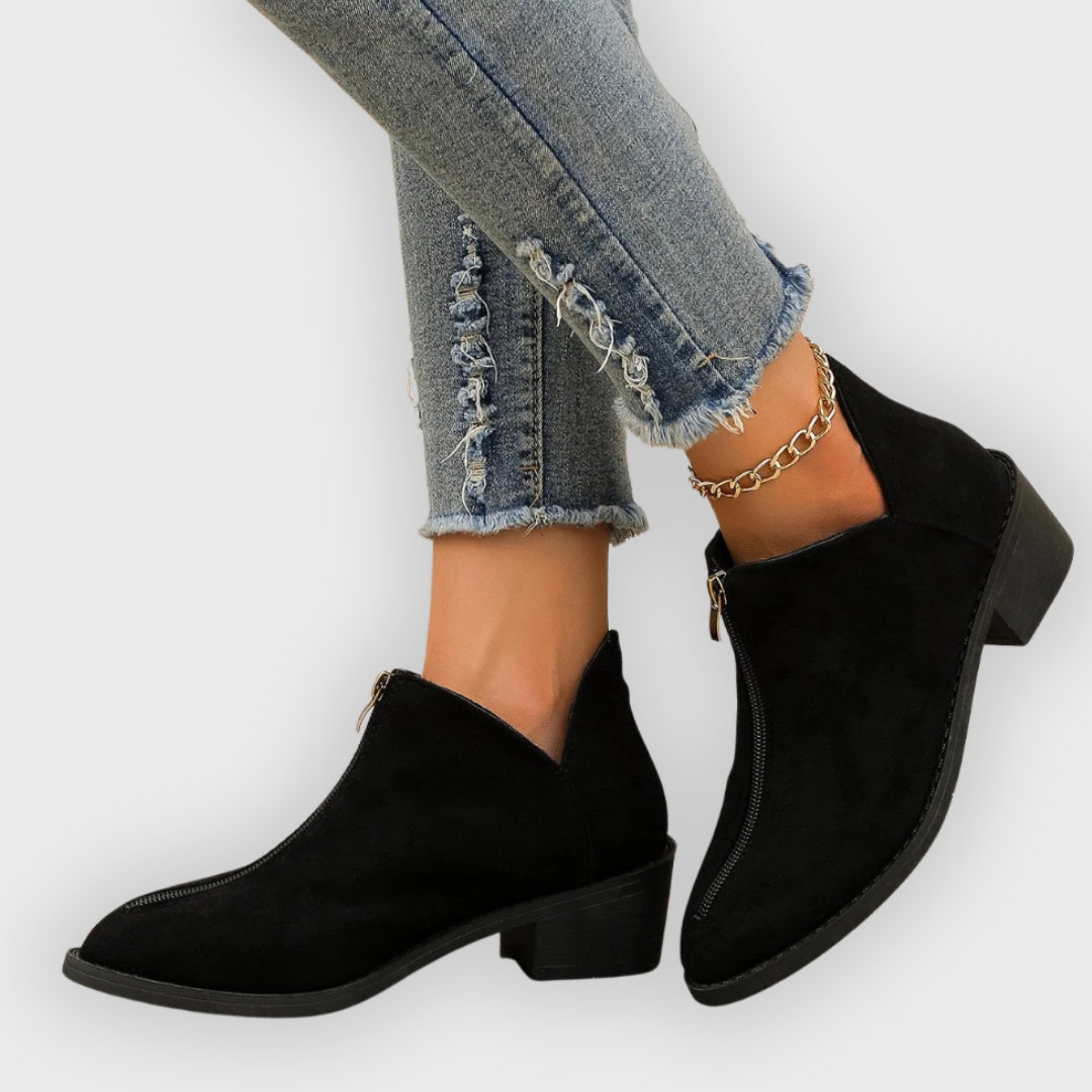 Isabella | Ankle Boots – Zipper Closure
