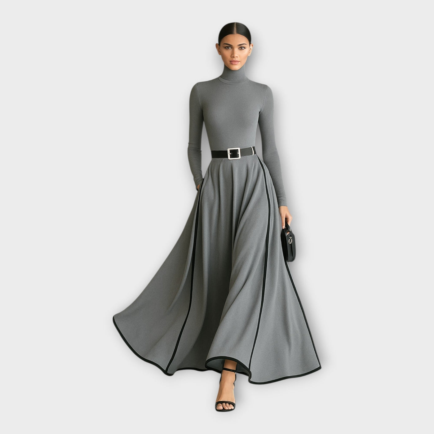 Catherine | Long Dress Quintessential Minimalist Finesse