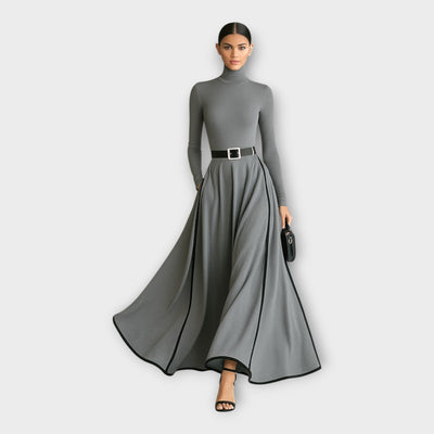 Catherine | Long Dress Quintessential Minimalist Finesse