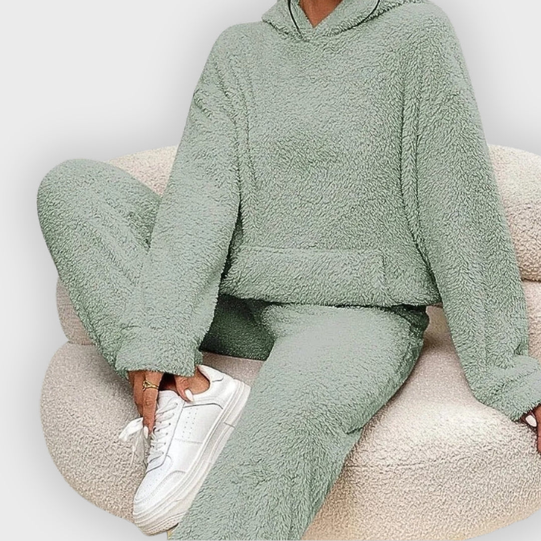 Helen | Ultra-Comfortable Teddy Loungewear Set