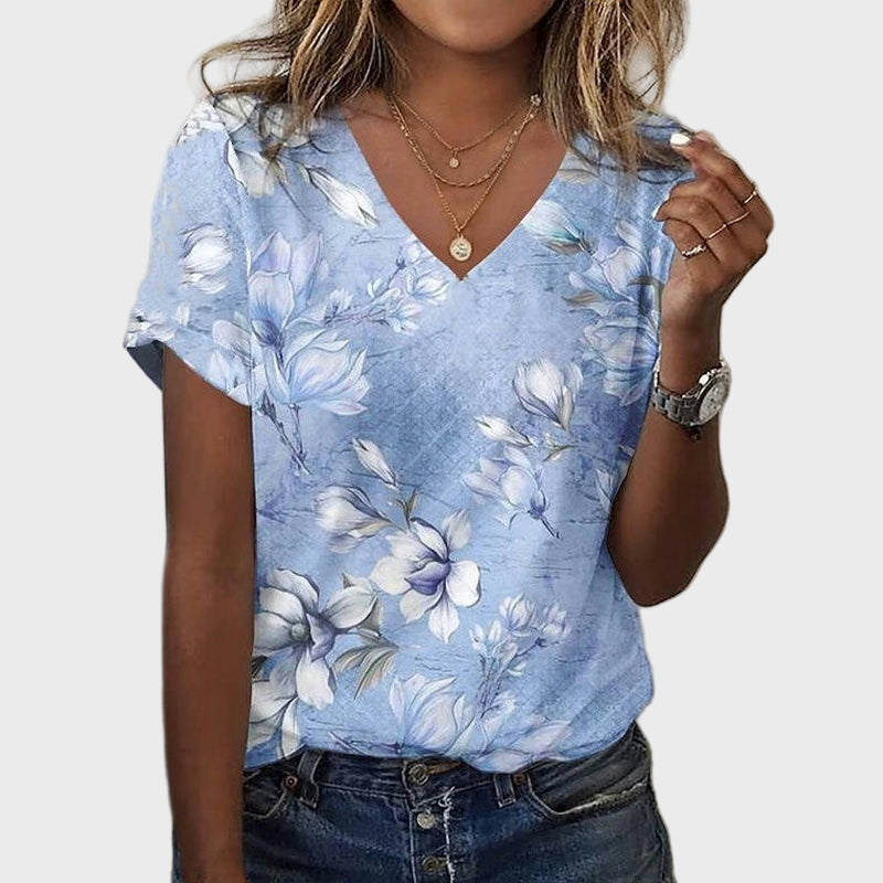 Morgan | Sumptuous Vision Powdered Cerulean Blouse