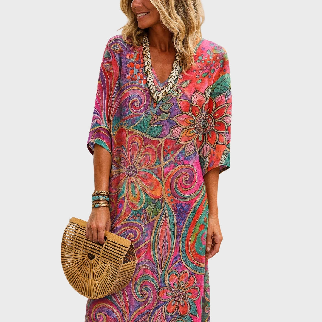 Barnaby | Elegant Floral Print Dress