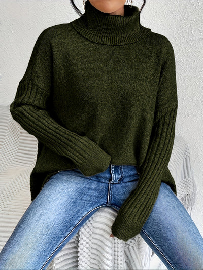 Sylvana™ | Oversized Turtleneck Sweater