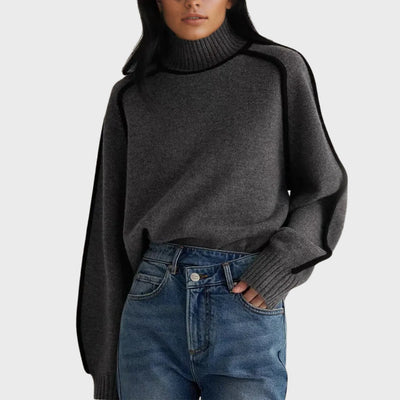 Lina | Warm & Comfortable Turtleneck Sweater