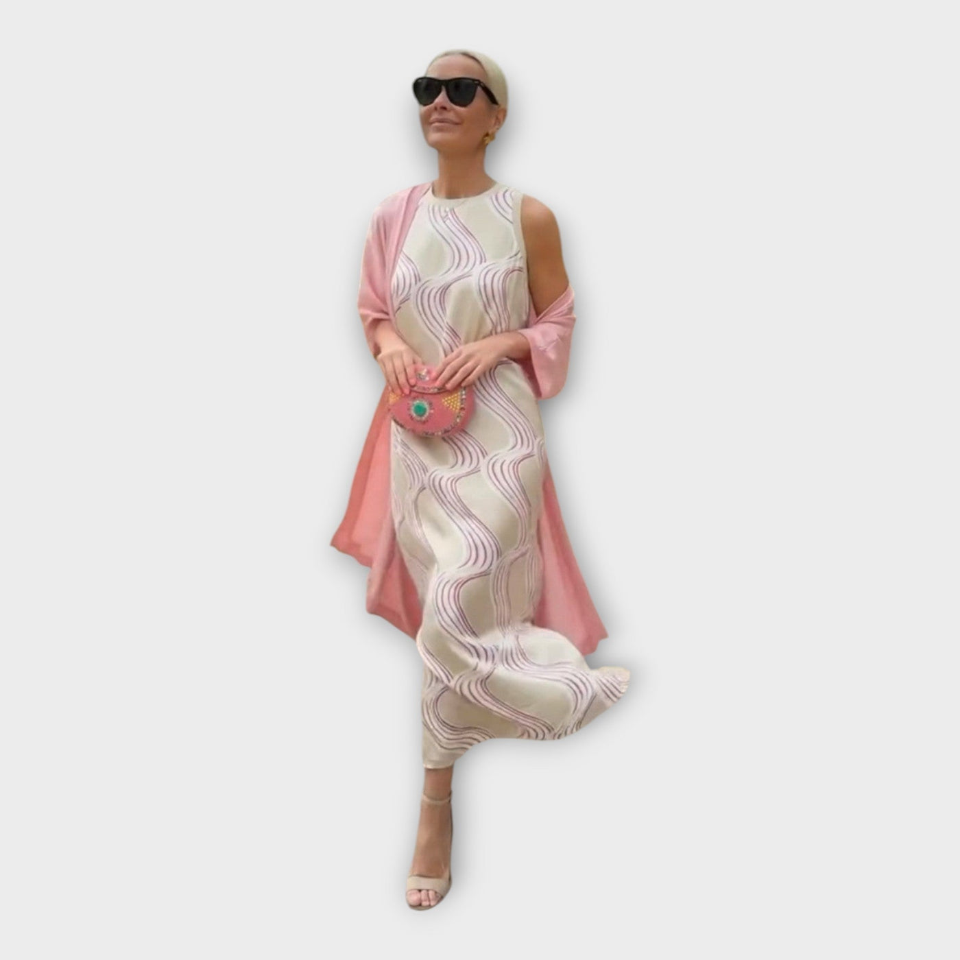 Alexandrina | Maxi Dress With Intricately Patterned