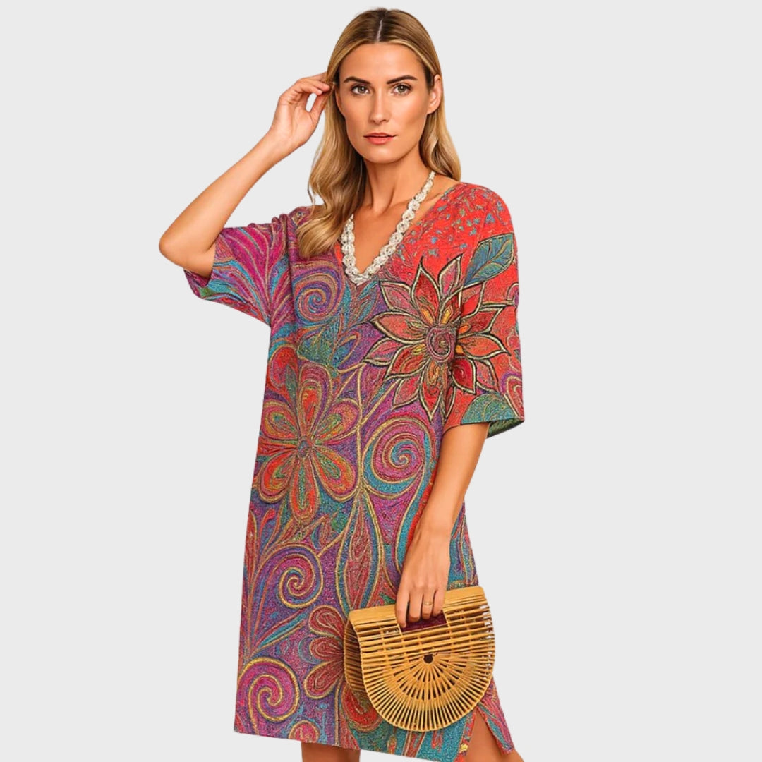 Barnaby | Elegant Floral Print Dress