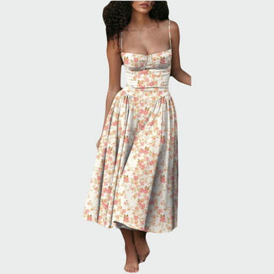 Isabella Rose Mae | Satin Maxi Dress With Slim Straps