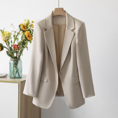 Women vintage blazer with long sleeves