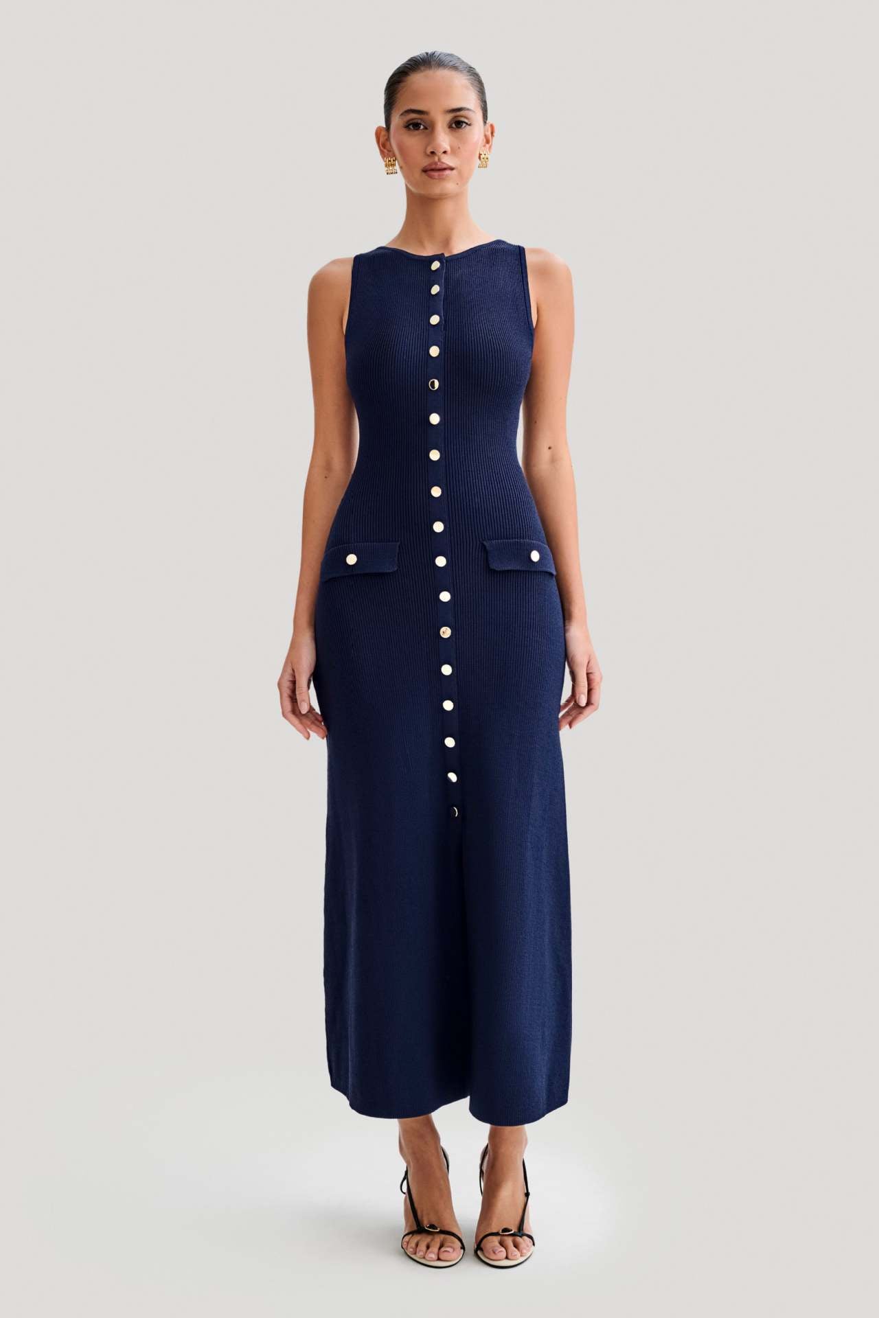Charlotte | Luxuriously Knitted Dress With Buttons