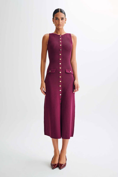 Charlotte | Luxuriously Knitted Dress With Buttons