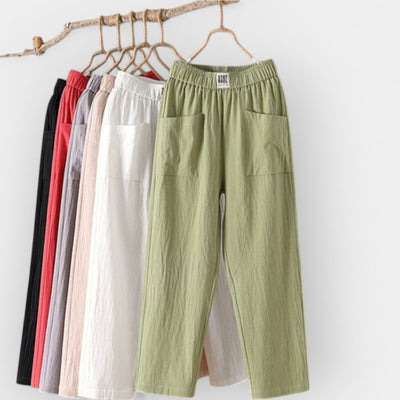 Jamie | Luxuriously Comfortable Linen Trousers Everyday