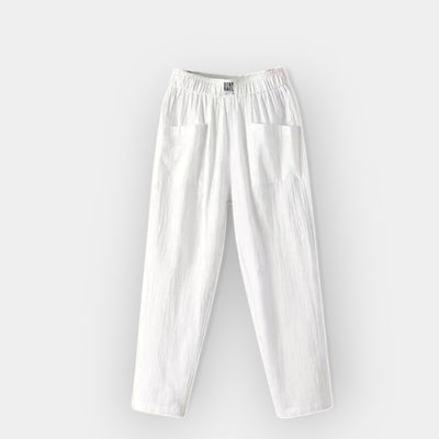 Jamie | Luxuriously Comfortable Linen Trousers Everyday