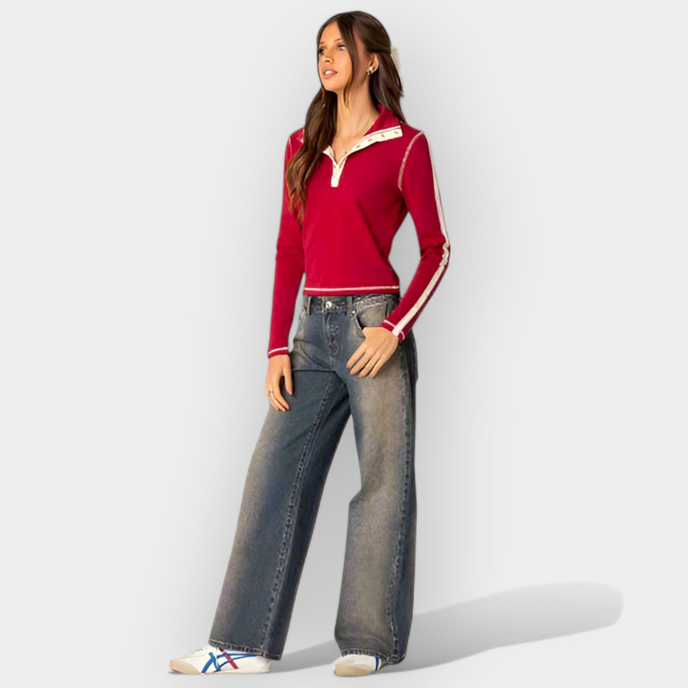 Morgan Montgomery Wood | Low Rise Premium Denim Jeans