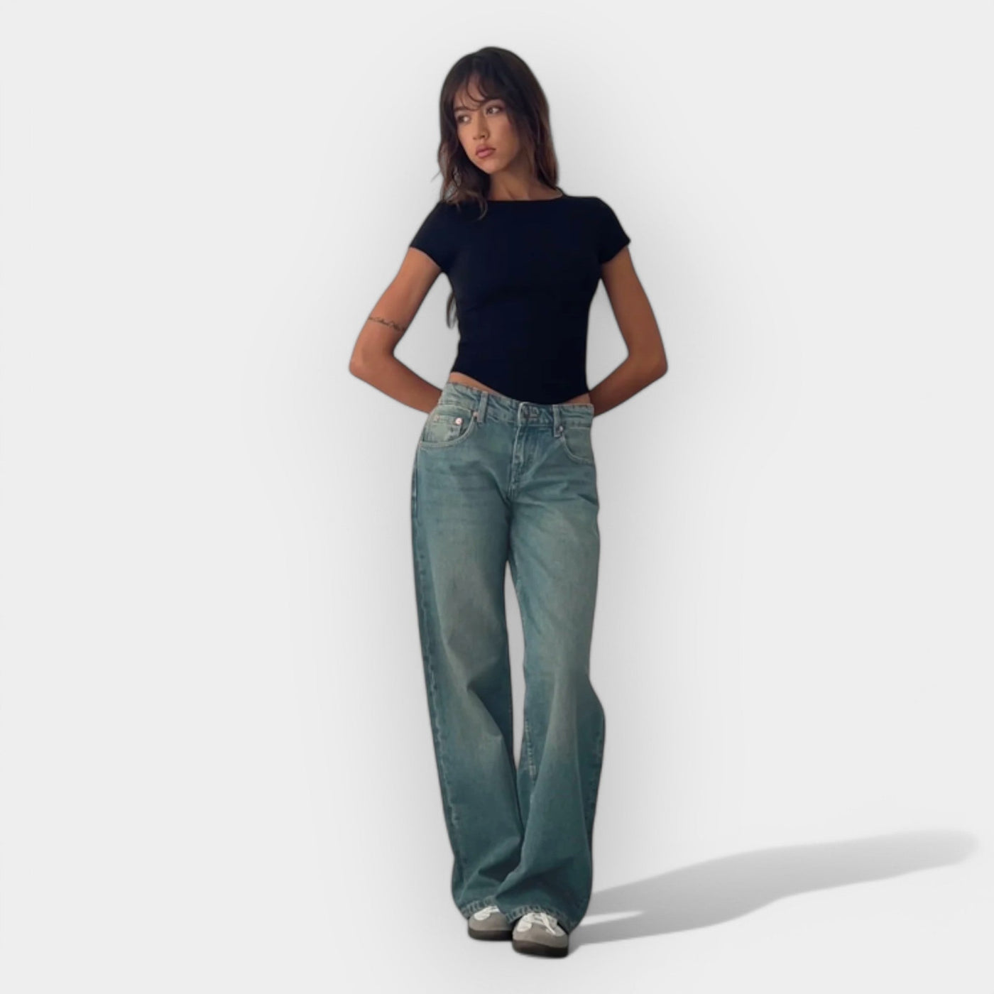 Morgan Montgomery Wood | Low Rise Premium Denim Jeans