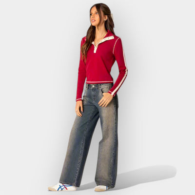 Morgan Montgomery Wood | Low Rise Premium Denim Jeans