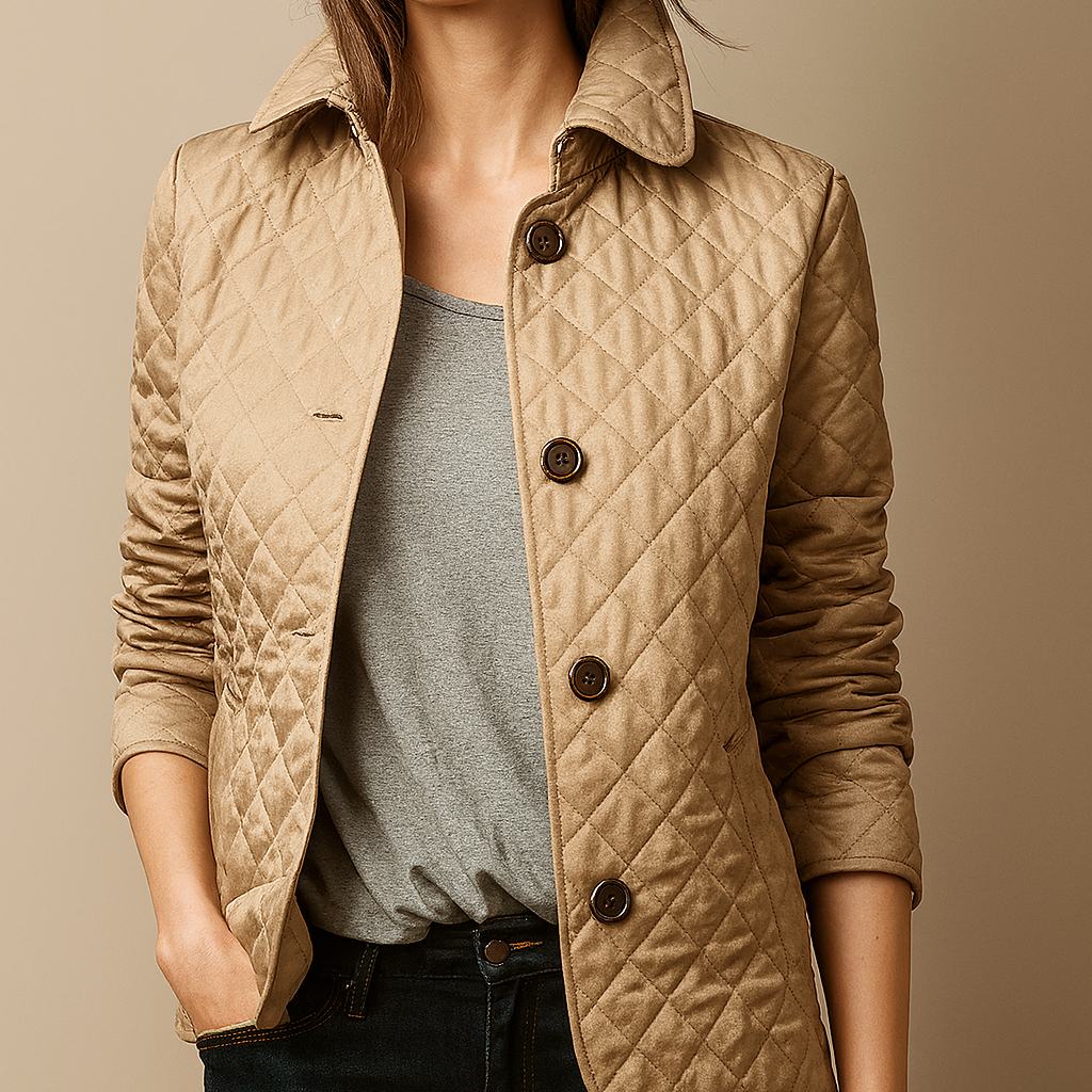 Sibyl™ | Quilted Button Jacket