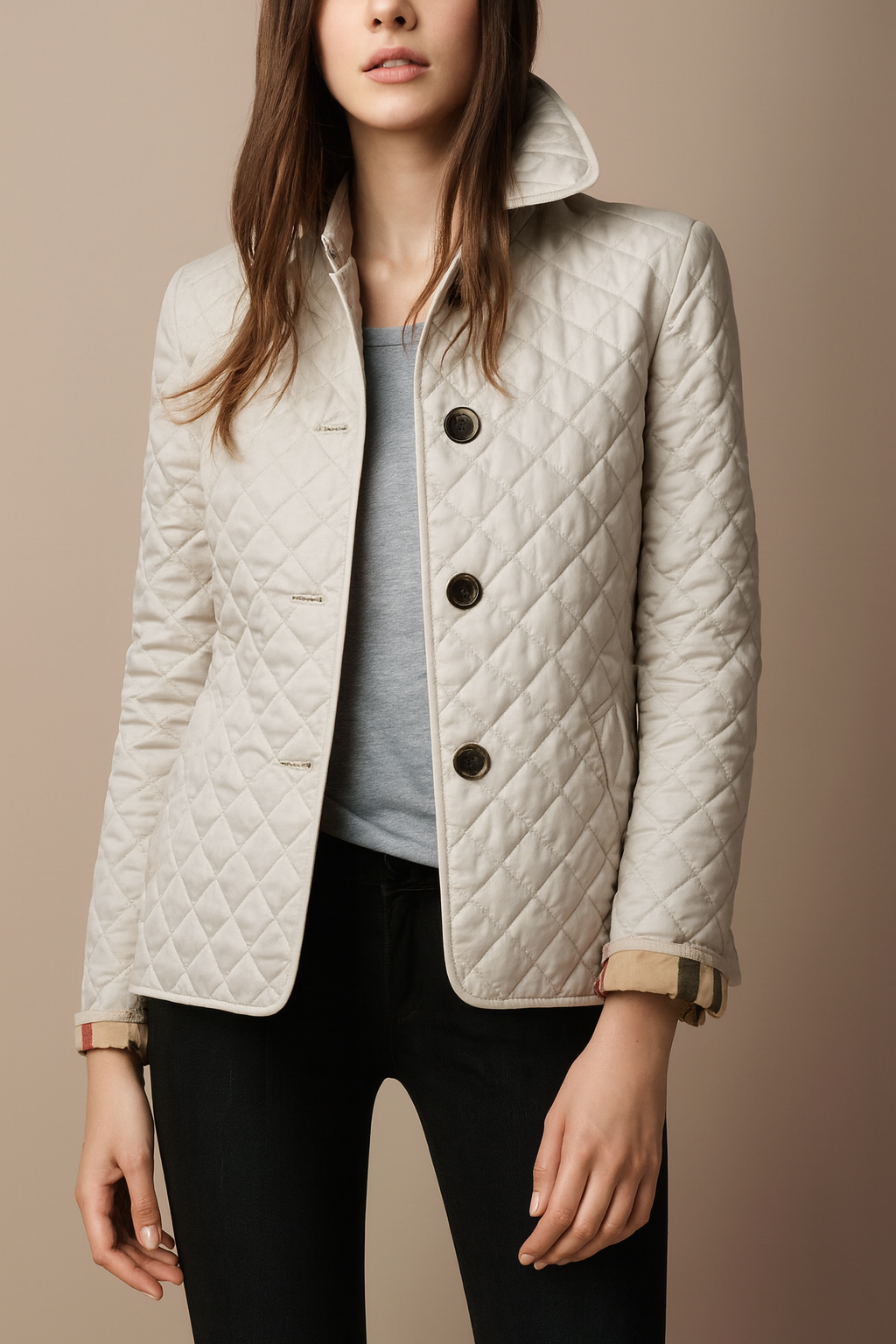 Sibyl™ | Quilted Button Jacket