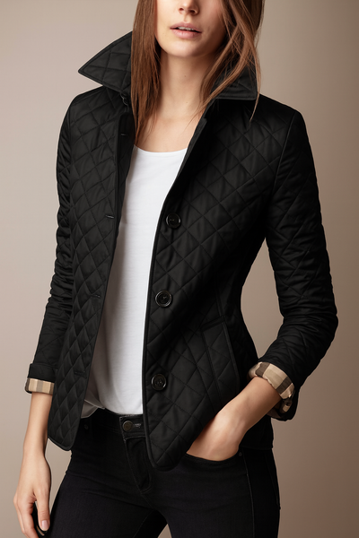 Sibyl™ | Quilted Button Jacket