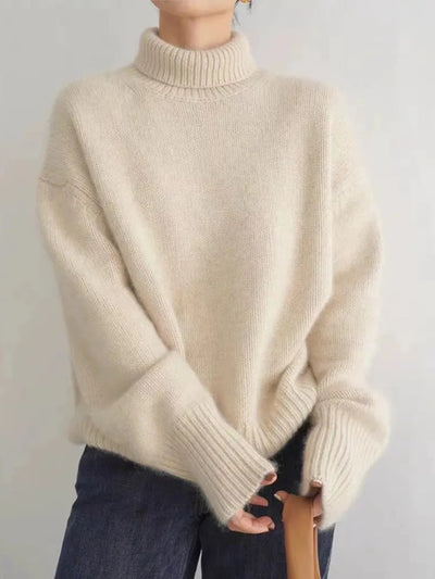 Margot | Elegant High Neck Sweater