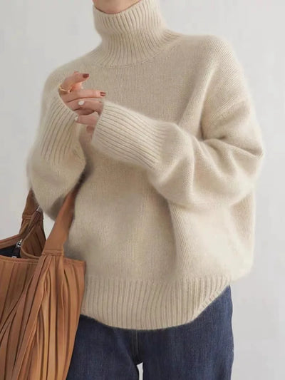 Margot | Elegant High Neck Sweater