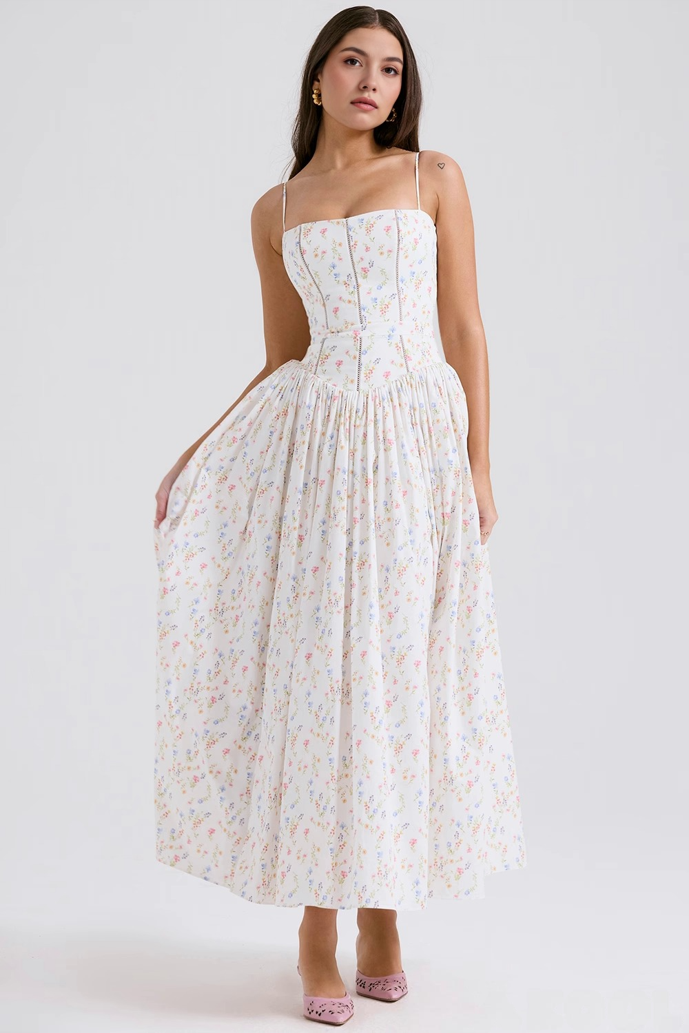 Alexandrina | Luxuriously Elegant Floral Maxi Dress