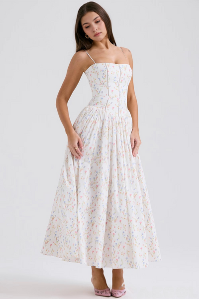 Alexandrina | Luxuriously Elegant Floral Maxi Dress