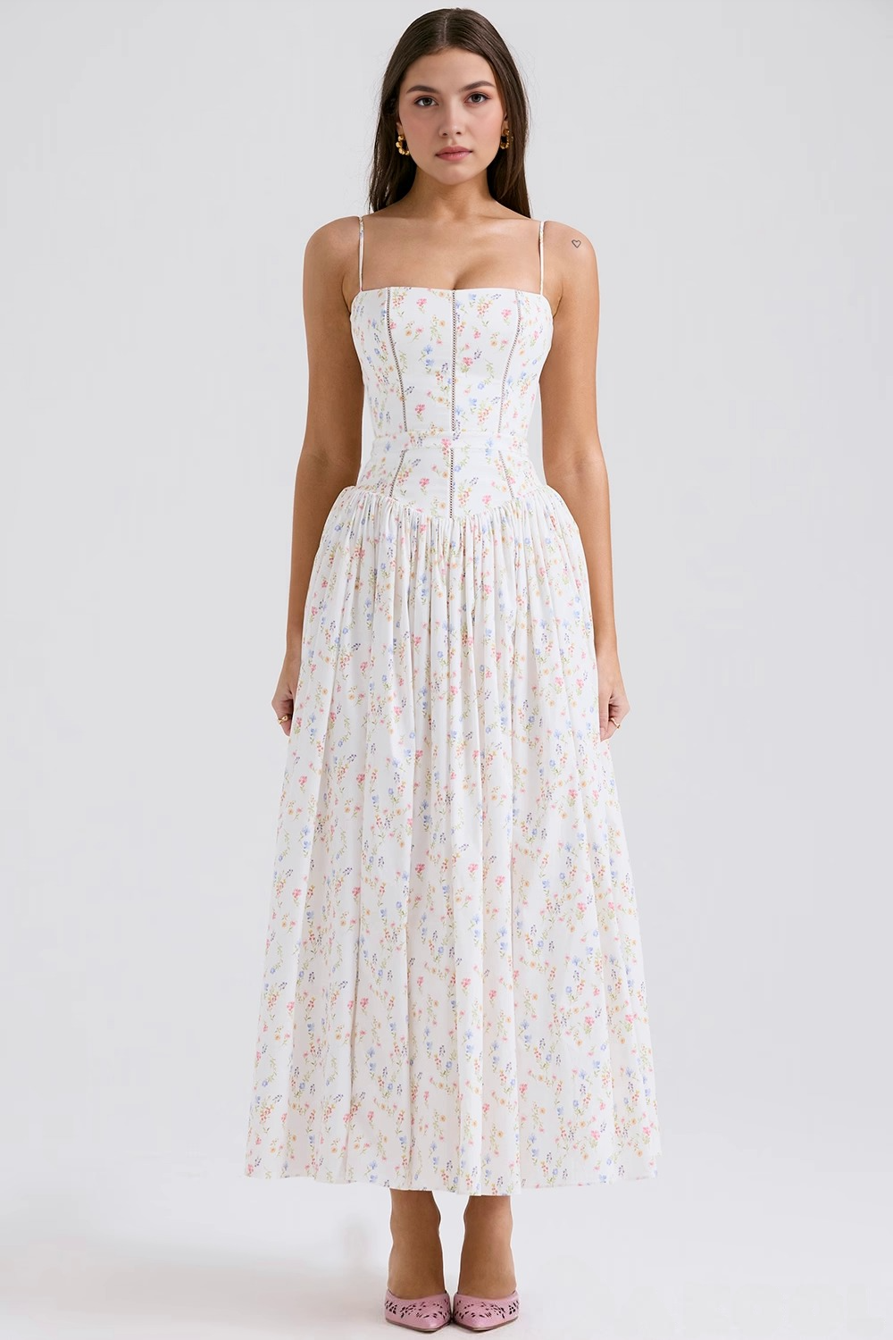 Alexandrina | Luxuriously Elegant Floral Maxi Dress