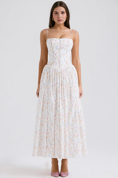 Alexandrina | Luxuriously Elegant Floral Maxi Dress