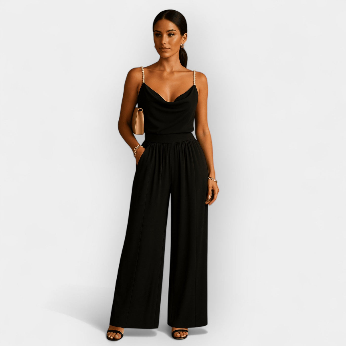 Morgan | Luxurious Satin Evening Jumpsuit Collection
