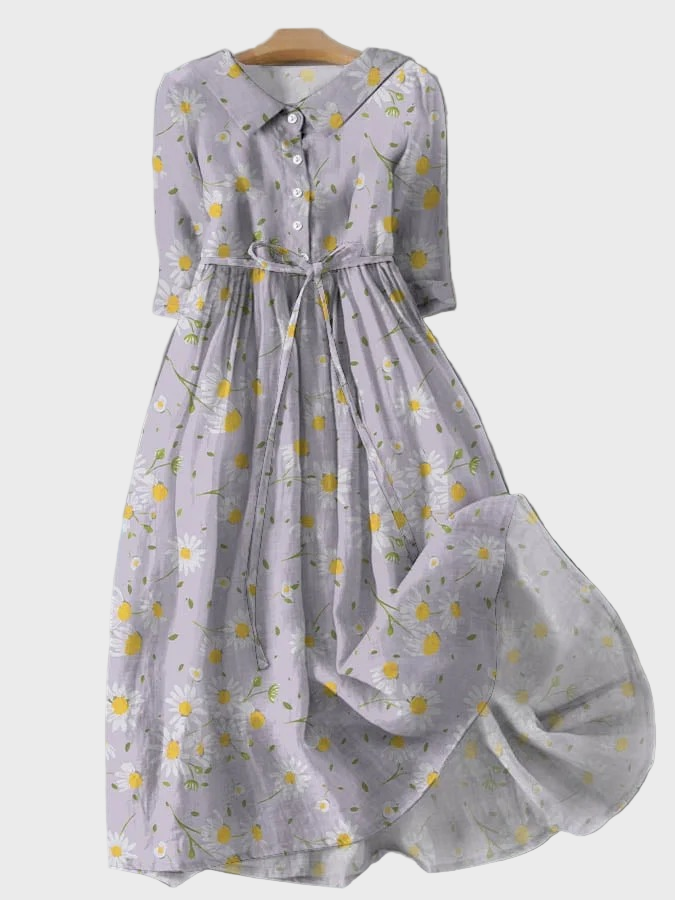 Alexandrine | Parri Dress With Magnificent Daisies