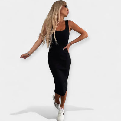 Charlotte | Midi Dress With Bomber Jacket