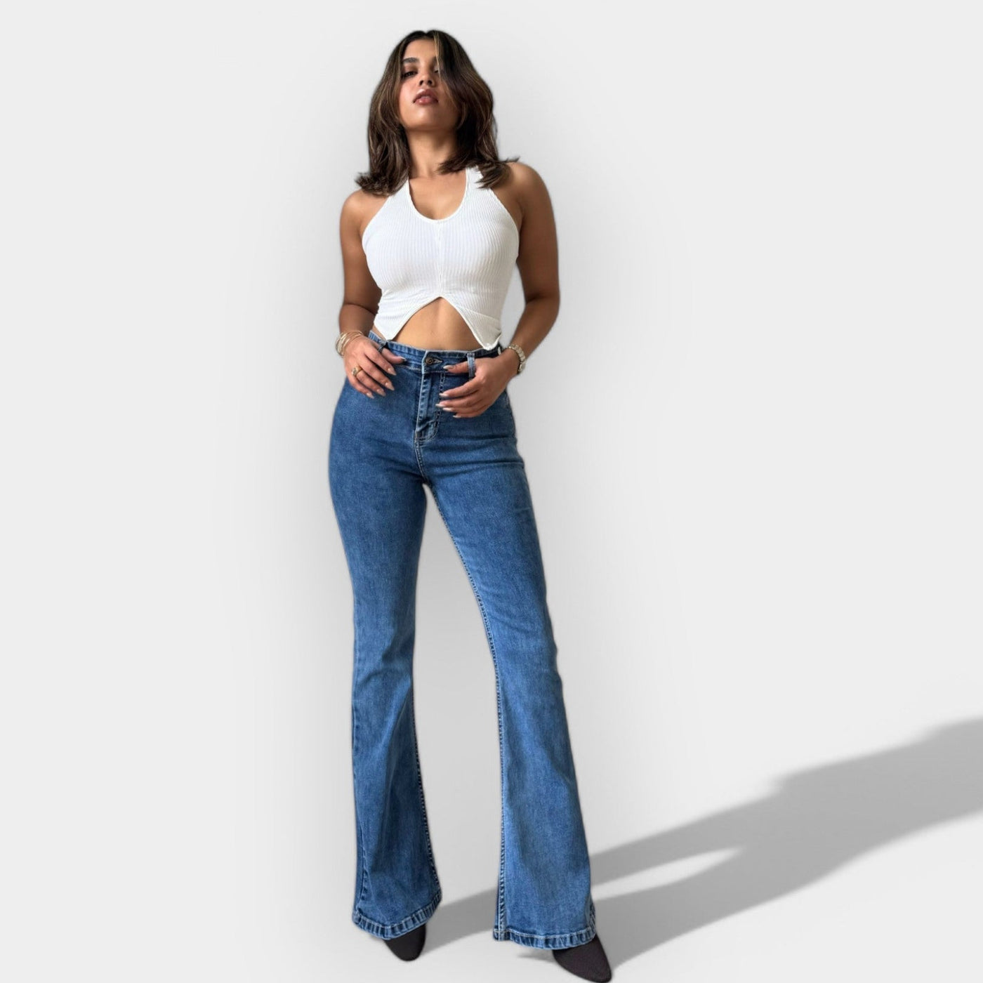 Charlotte | High Waisted Flare Jeans