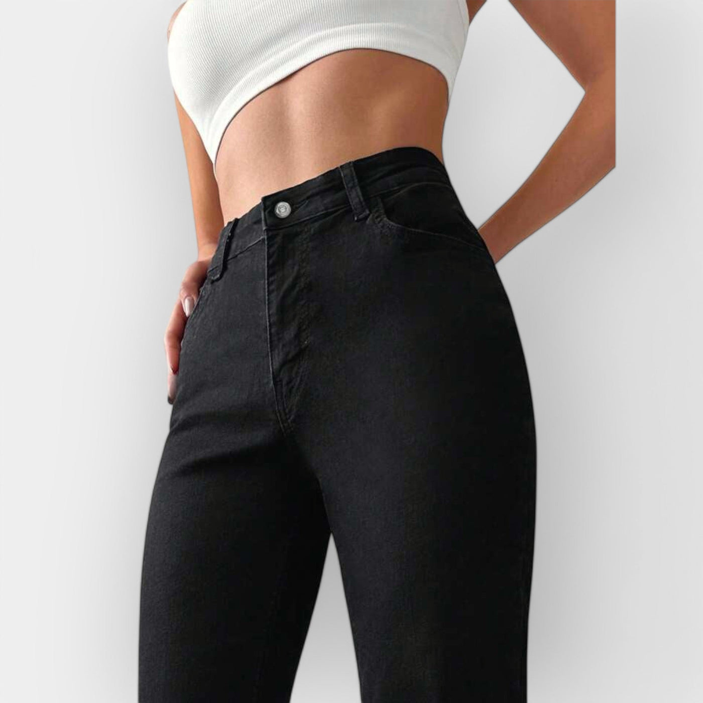 Charlotte | Extravagant Tailored High-Waisted Jeans