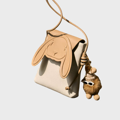 Luxe Leather Mini Crossbody Bag Limited Edition Beige