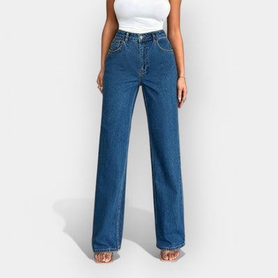 Alex | Extraordinary High-Waisted Wide-Leg Denim Jeans