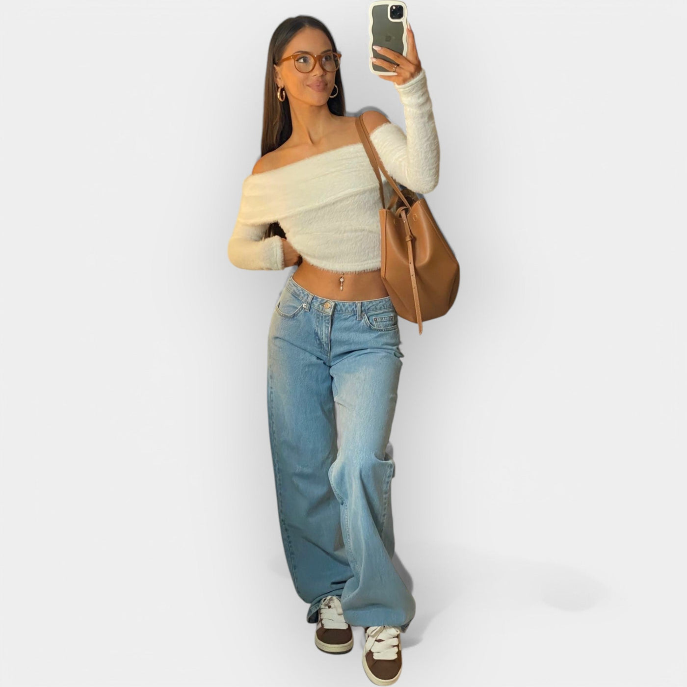 Morgan Montgomery Wood | Low Rise Premium Denim Jeans