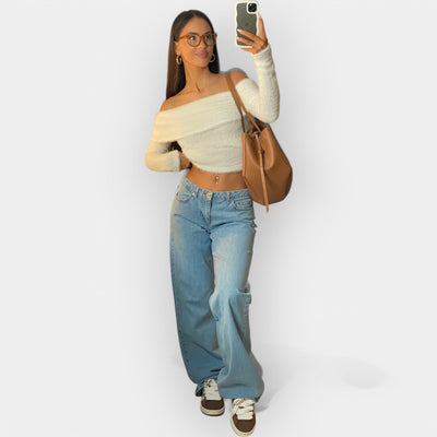 Morgan Montgomery Wood | Low Rise Premium Denim Jeans