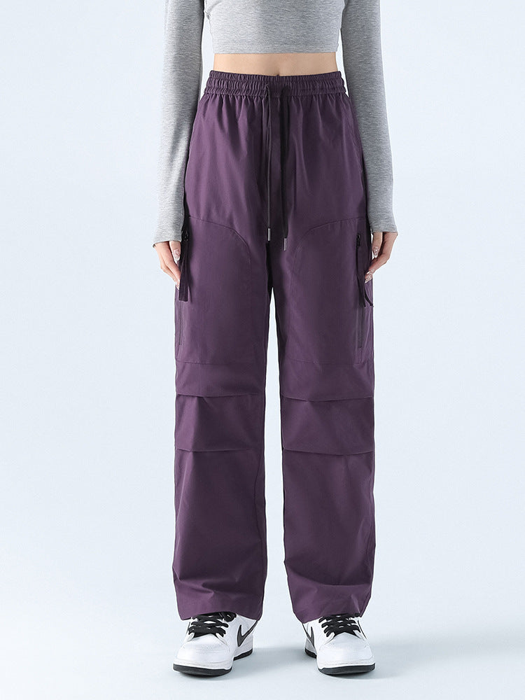 Women's Jogger Trousers - Elastic Waistband - Adjustable Fit - Lightweight & Breathable