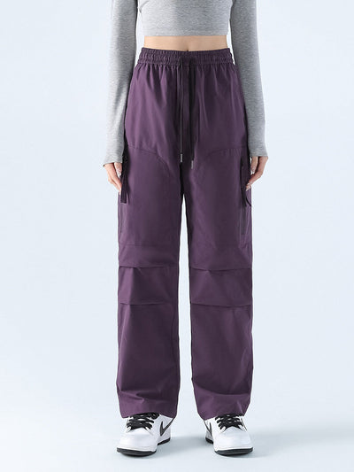 Women's Jogger Trousers - Elastic Waistband - Adjustable Fit - Lightweight & Breathable