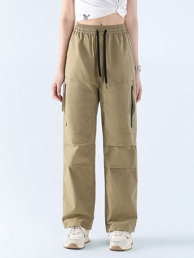 Women's Jogger Trousers - Elastic Waistband - Adjustable Fit - Lightweight & Breathable