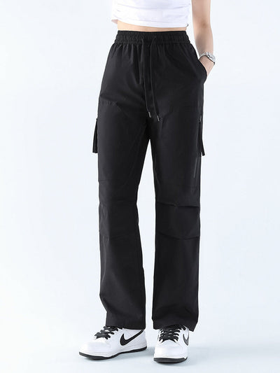 Women's Jogger Trousers - Elastic Waistband - Adjustable Fit - Lightweight & Breathable