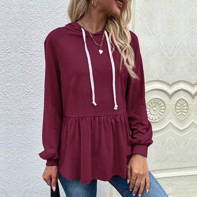 Myla | Hoodie – Ruffle Detail