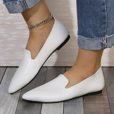 Aoife | Pointed-Toe Flats – Slip-On Design