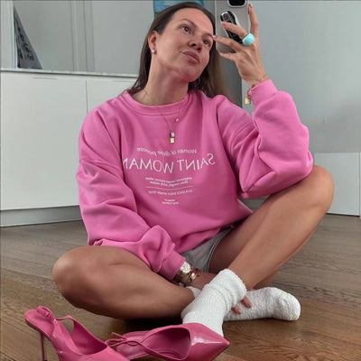 Raya | Sweatshirt – Ribbed Hem