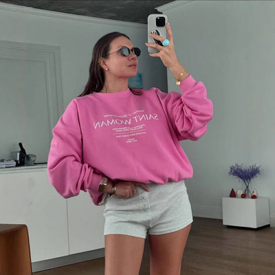 Raya | Sweatshirt – Ribbed Hem