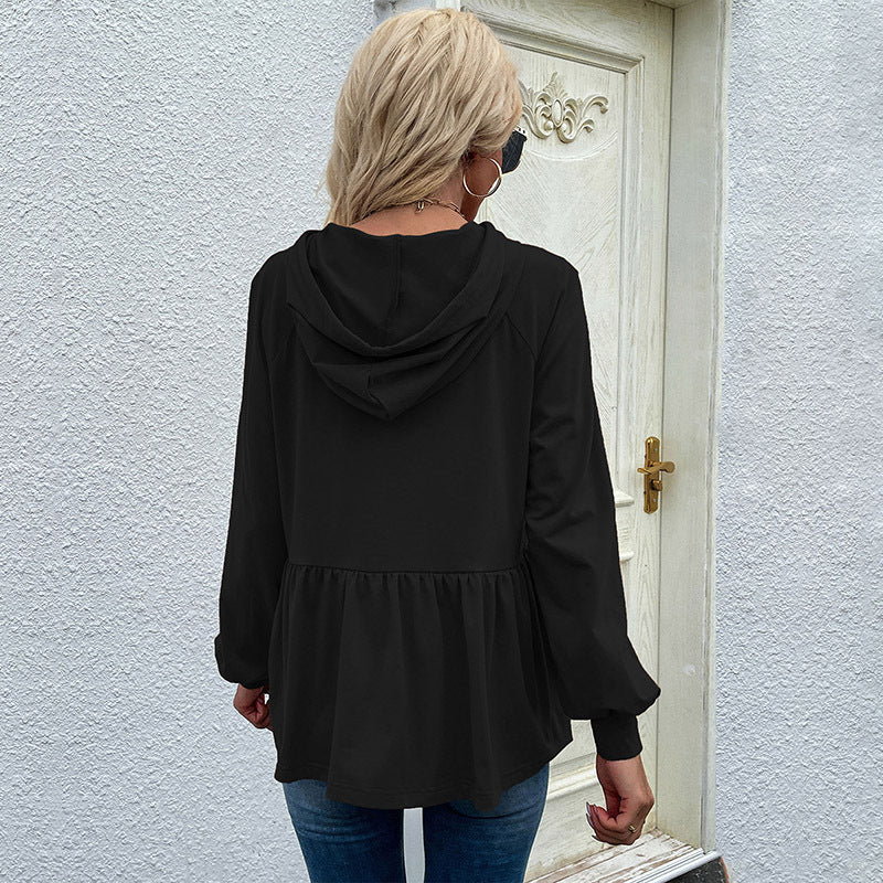 Myla | Hoodie – Ruffle Detail