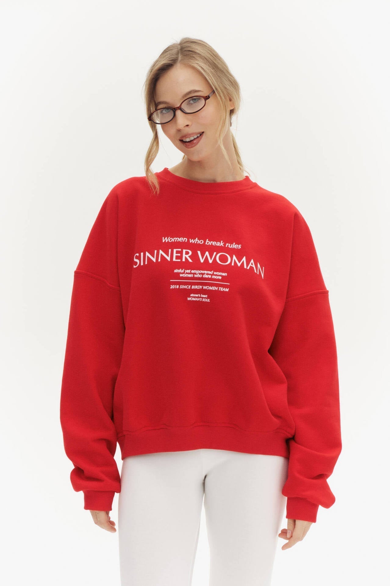 Raya | Sweatshirt – Ribbed Hem