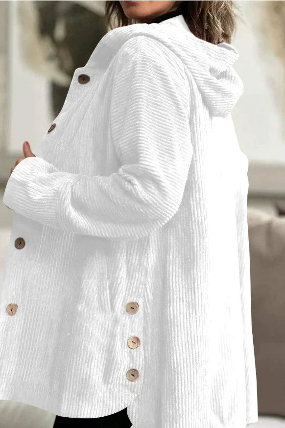 Cora™ | Cosy Corduroy Hooded Jacket