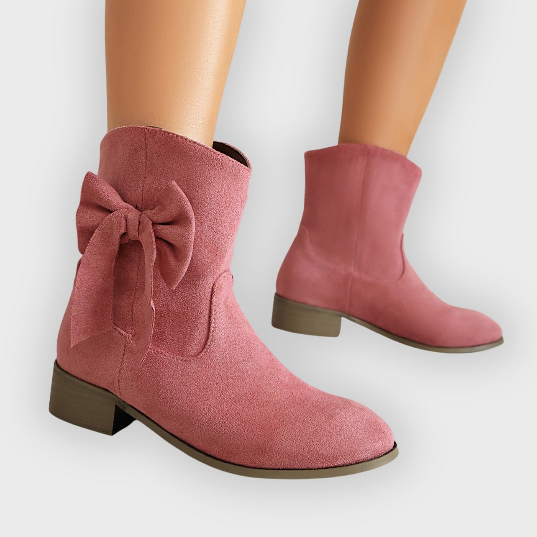 Ava | Short Boots – Suede Finish – Comfort Fit